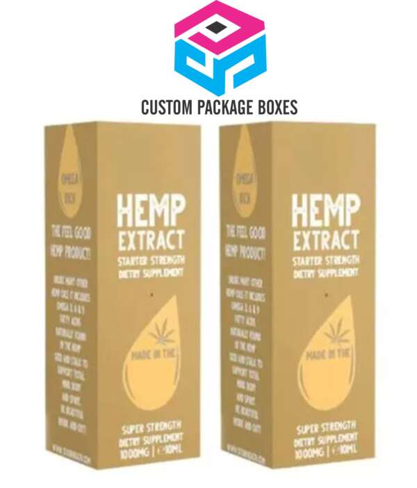 Printed Custom Hemp Oil Boxes,