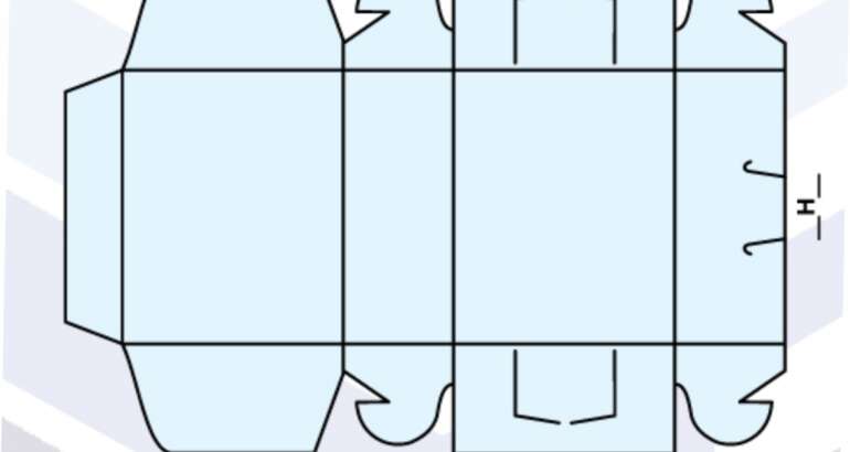 Side Lock Six Corner Box Template