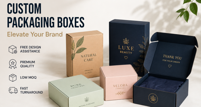Why Custom Packaging Boxes Are Important for Brand Growth