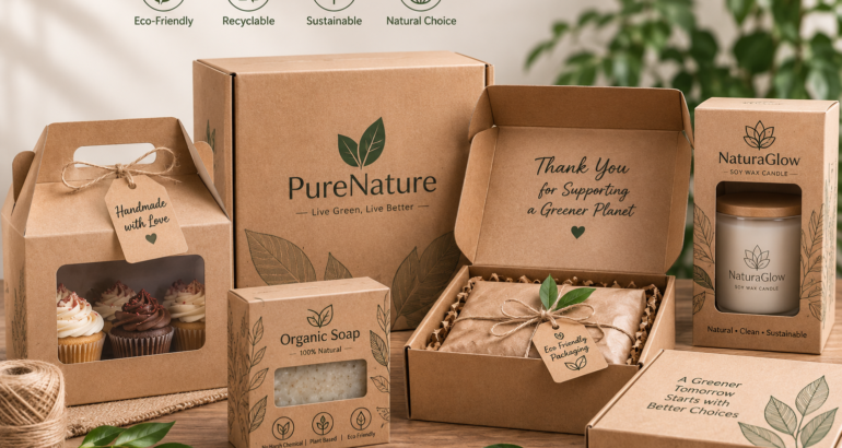Kraft Packaging Boxes: A Practical Choice for Eco-Conscious Brands