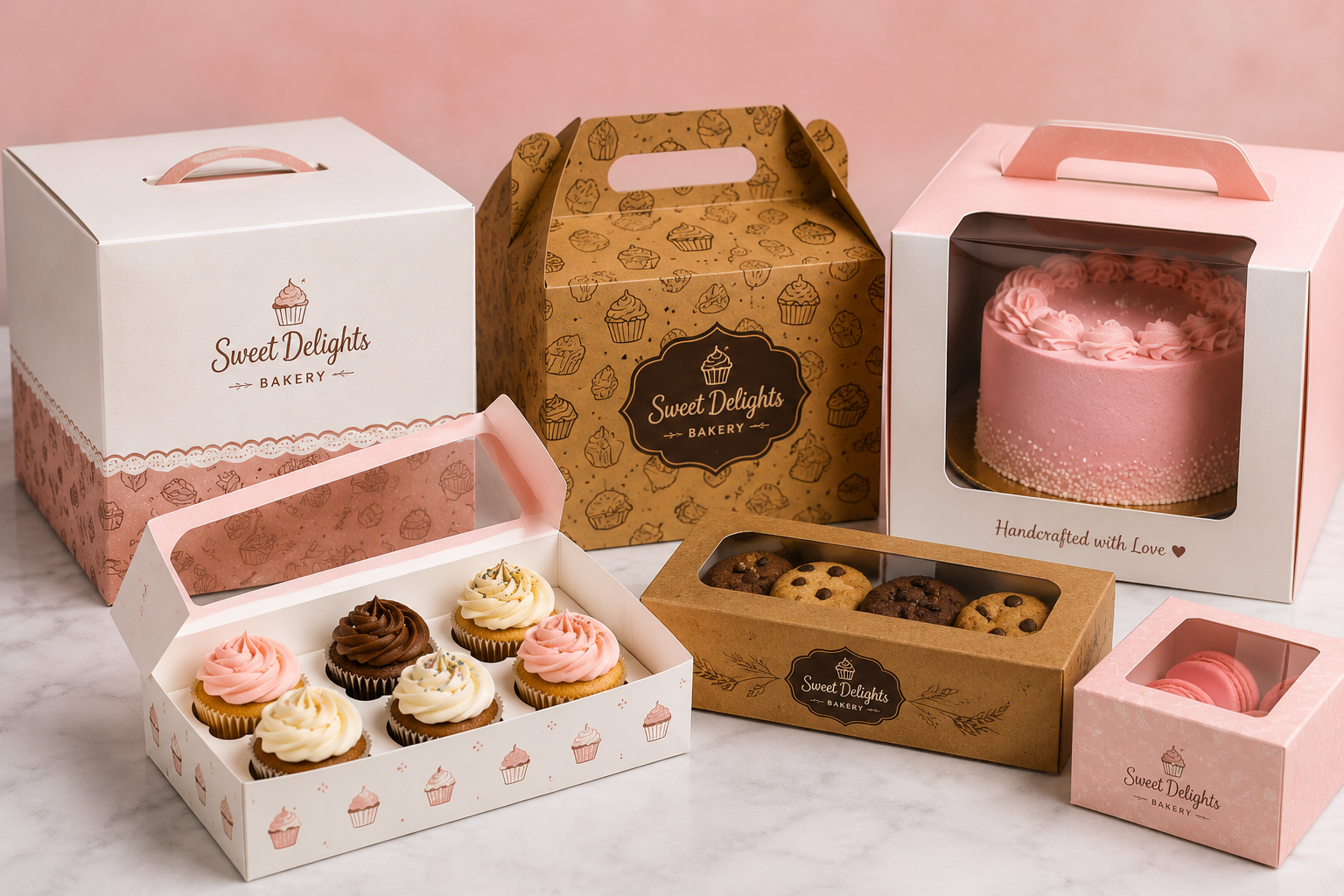 Custom Bakery Boxes: Packaging Ideas for Cakes, Cookies & Cupcakes